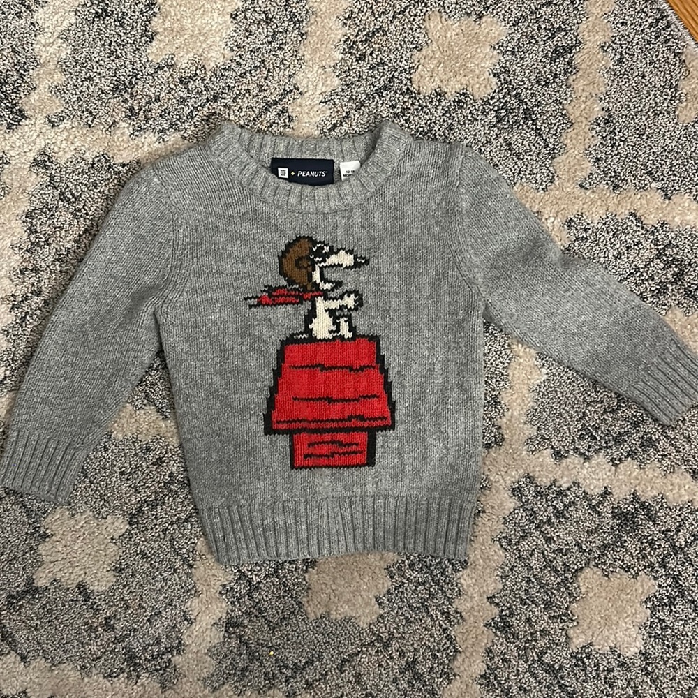 Gap x Peanuts 12-18 month sweater